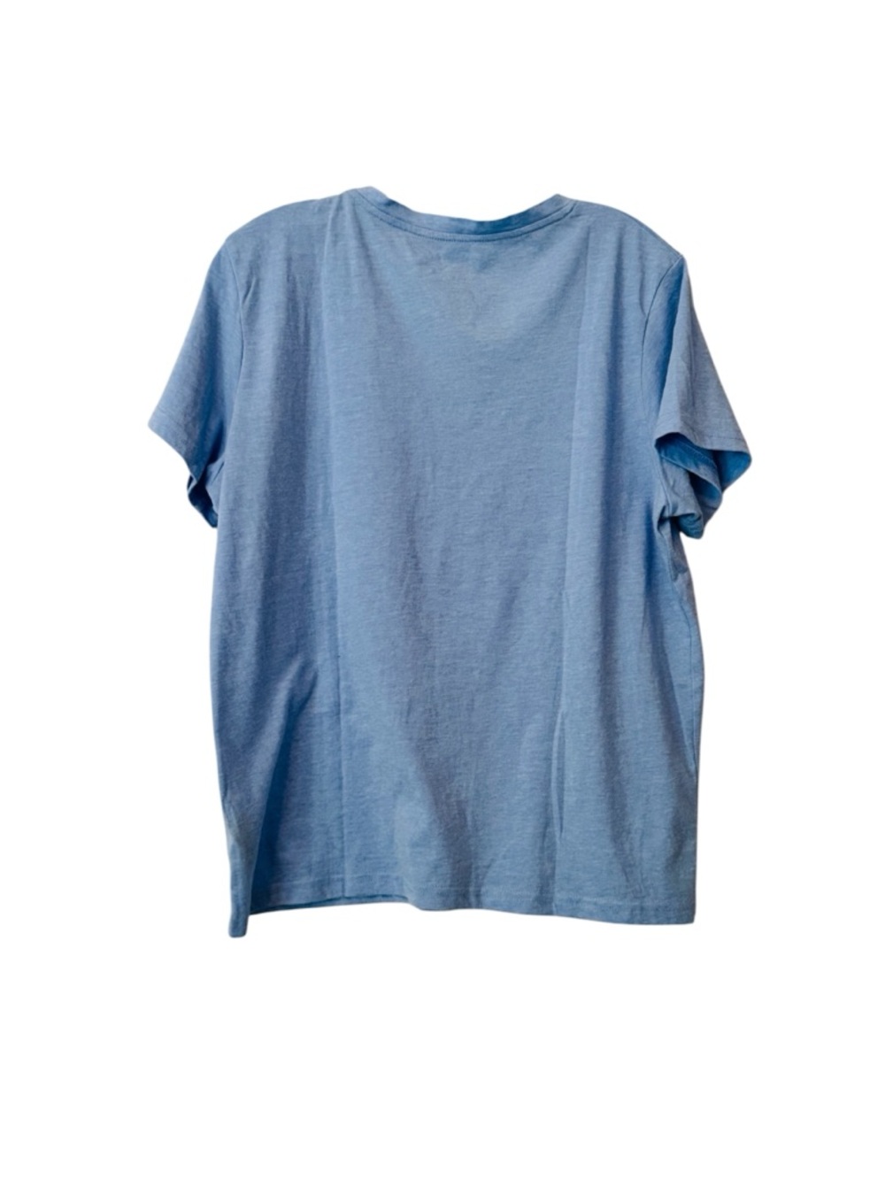 U.S. Polo Assn. Light Blue V-Neck Top with Blue & White Striped Pajama Pants - Picture 5 of 12
